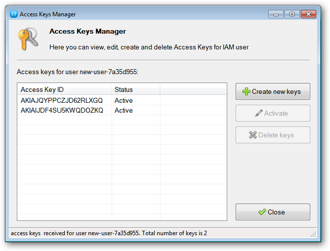 Laravel Generate Secret Access Key